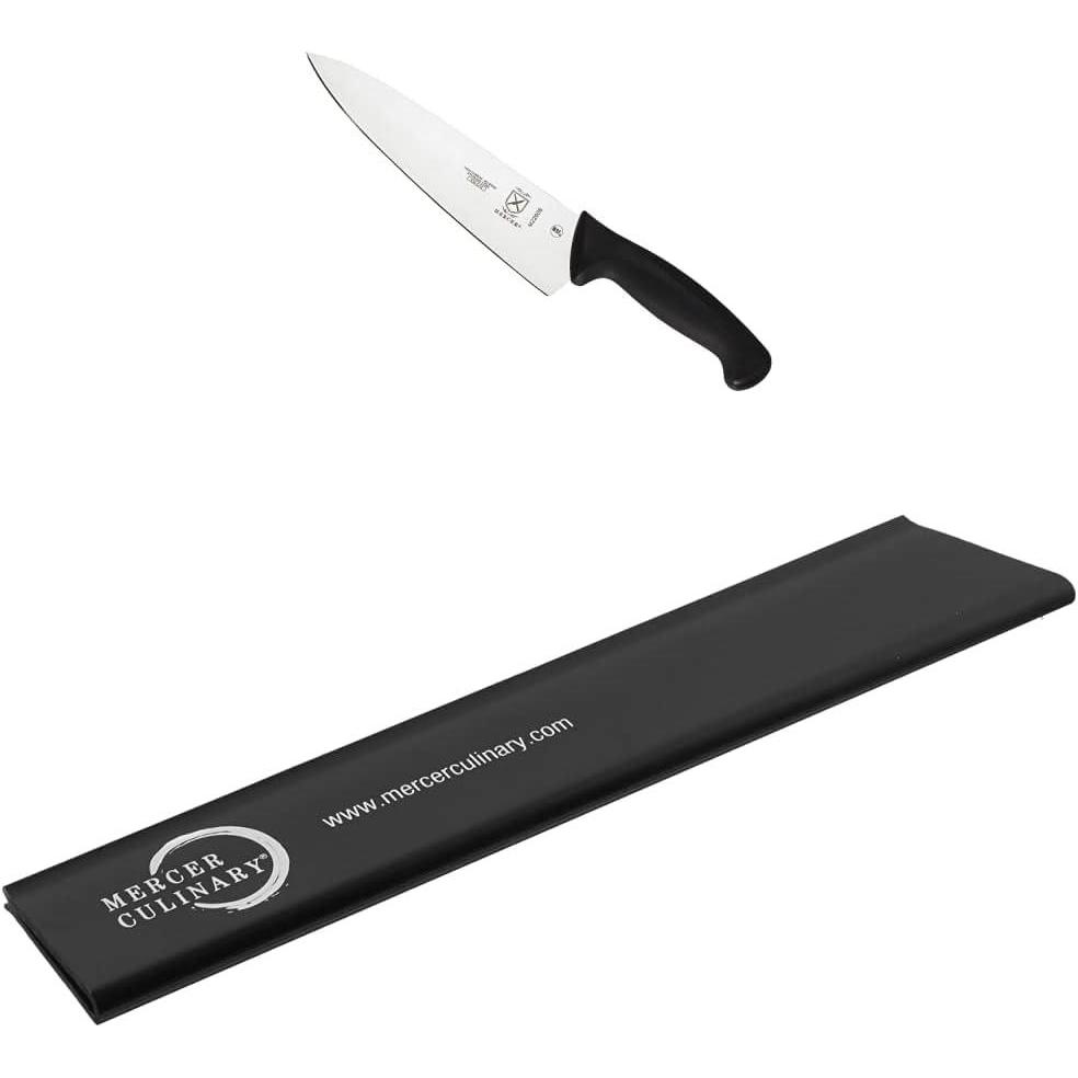 image:imageMercer Culinary Millennia Black Handle 8Inch Chefs Knife and Knife Guard
