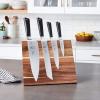 Mercer Culinary Züm 5-Piece Magnetic Board Forged Knife Set, Rubberwood(Acacia)
