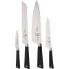 Mercer Culinary Züm 5-Piece Magnetic Board Forged Knife Set, Rubberwood(Rubberwood)