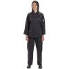 Mercer Culinary Genesis Women’s Chef Jack with Traditional Buttons, White, Large(Black)