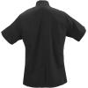 Mercer Culinary M61032BKXXS Genesis Women’s Short Sleeve Chef Jacket with Traditional Buttons, XX-Small, Black(Black)