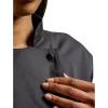Mercer Culinary M61040WH1X Genesis Women’s Jacket with Cloth Knot Buttons, X-Large, White(Black)