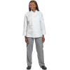 Mercer Culinary M61040WH1X Genesis Women’s Jacket with Cloth Knot Buttons, X-Large, White(White)