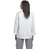 Mercer Culinary M61040WH1X Genesis Women’s Jacket with Cloth Knot Buttons, X-Large, White(White)