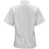 Mercer Culinary M61042BK1X Genesis Women’s Short Sleeve Chef Jacket with Cloth Knot Buttons, X-Large, Black(White)
