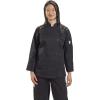 Mercer Culinary Genesis Women’s Chef Jack with Traditional Buttons, White, Large(Black)