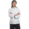 Mercer Culinary Genesis Women’s Chef Jack with Traditional Buttons, White, Large(White)