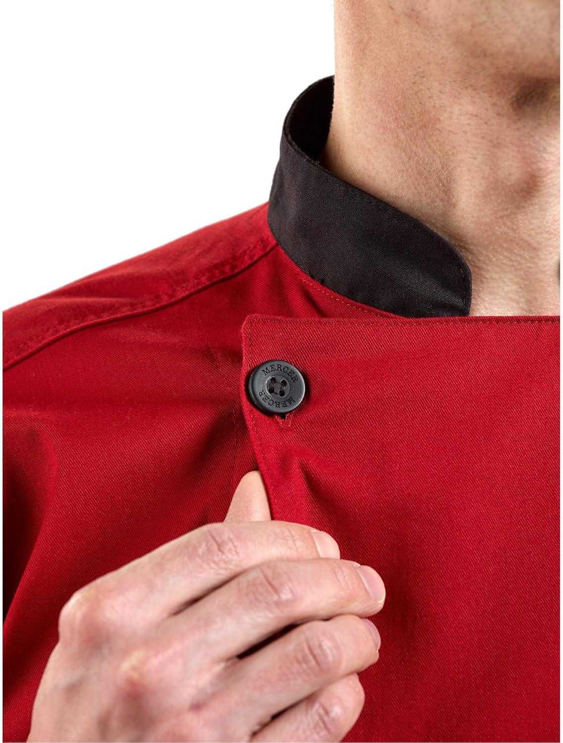 image:imageMercer Culinary Millennia Mens 34 Sleeve Cook Jacket XLarge RedRed