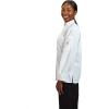 Mercer Culinary M60020WHM Millennia Women’s Cook Jacket with Traditional Buttons, Medium, White