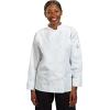 Mercer Culinary M60020WHM Millennia Women’s Cook Jacket with Traditional Buttons, Medium, White