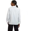 Mercer Culinary M60020WHM Millennia Women’s Cook Jacket with Traditional Buttons, Medium, White