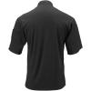 Mercer Culinary Millennia Air Short Sleeve Men’s Cook Jack with Full Mesh Back, Large, Black(Black)