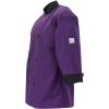 Mercer Culinary Millennia Men’s 3/4 Sleeve Cook Jacket, X-Large, Red(Purple)