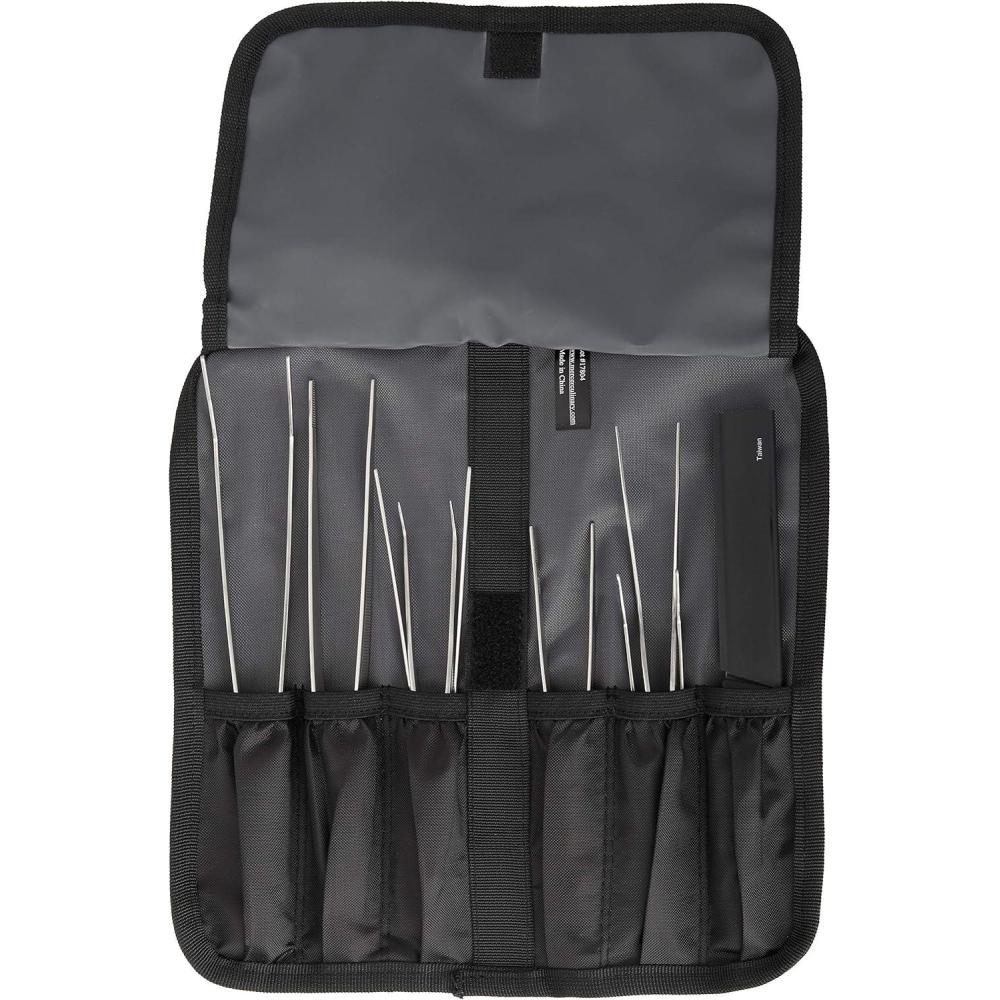 image:imageMercer Culinary Plating Tool Roll Black10Piece Deluxe Plating Kit