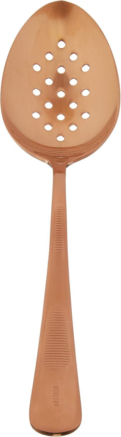 image:imageMercer Culinary 9 Inch Silver Plating Spoon Perforated Bowl 9Inch 9Rose Gold