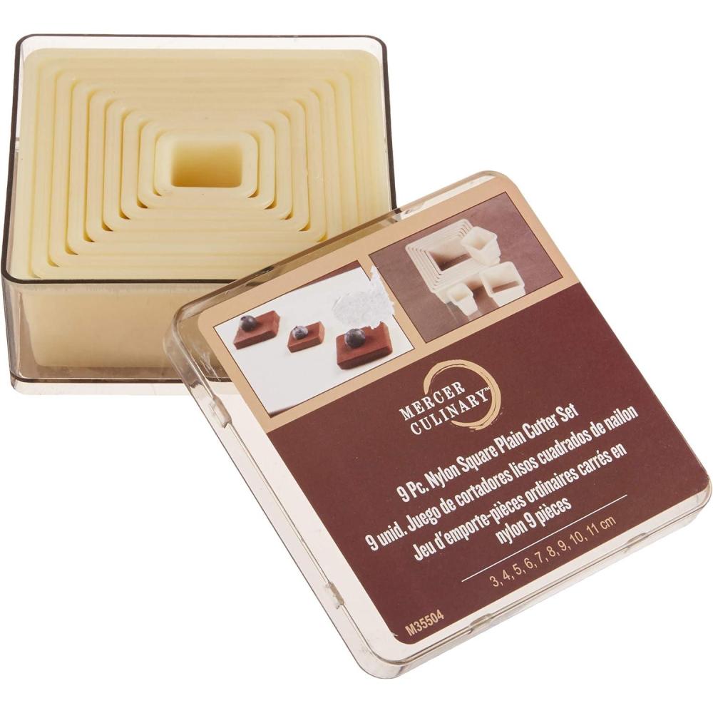 image:imageMercer Culinary 7Piece Heart Fluted Nylon Cutter SetSquare Plain