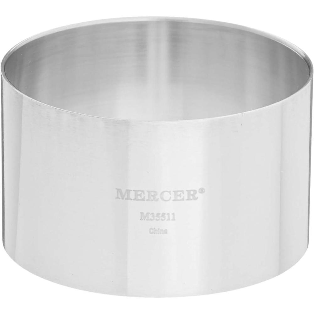 image:imageMercer Culinary Steel Ring Mold Chef 3 Inch x 175 Inch Stainless3 x 175