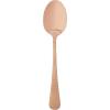 Mercer Culinary 18-8 Stainless Steel Plating Spoon with Slotted Bowl, 9 Inch, Silver(Rose Gold)