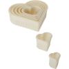 Mercer Culinary 7-Piece Heart Fluted Nylon Cutter Set(Heart Fluted)