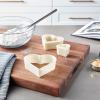 Mercer Culinary 7-Piece Heart Fluted Nylon Cutter Set(Heart Plain)