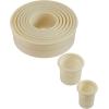 Mercer Culinary 7-Piece Heart Fluted Nylon Cutter Set(Round Plain)