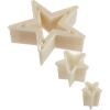 Mercer Culinary 7-Piece Heart Fluted Nylon Cutter Set(Star Plain)