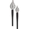 Mercer Culinary Precision Drawing Decorating Spoon Set, Large/Small, Stainless Steel(Large 7-7/8-Inch and Small 7-Inch Set)