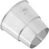 Mercer Culinary Shake Collar, 4.34 Inch Top Diameter, Stainless(Stainless)