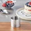 Mercer Culinary Steel Ring Mold Chef, 3 Inch x 1.75 Inch, Stainless(2″ x 1.75″)