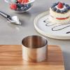 Mercer Culinary Steel Ring Mold Chef, 3 Inch x 1.75 Inch, Stainless(3″ x 1.75″)