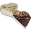 Mercer Culinary 7-Piece Heart Fluted Nylon Cutter Set(Heart Fluted)