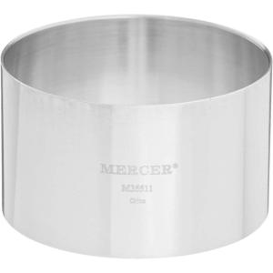 Mercer Culinary Steel Ring Mold Chef, 3 Inch x 1.75 Inch, Stainless(3″ x 1.75″)