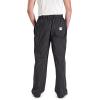 Mercer Culinary M60030BFP5X Millennia Men’s Black Cook Pants with White Fine Pinstripe, 5X-Large(White Fine Pinstripe)