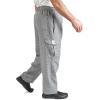 Mercer Culinary M61090BKXS Genesis Men’s Chef Cargo Pant, X-Small, Black(Black/White)