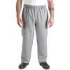 Mercer Culinary M61090BKXS Genesis Men’s Chef Cargo Pant, X-Small, Black(Black/White)