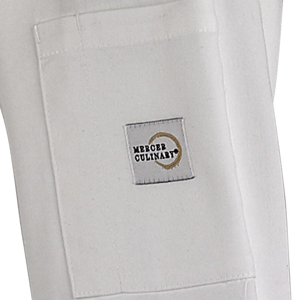 image:imageMercer Culinary M60019WHL Millennia Air Short Sleeve Unisex White Cook Jacket with Full Mesh Back Large 075 Height 118 Width 158 LengthWhite