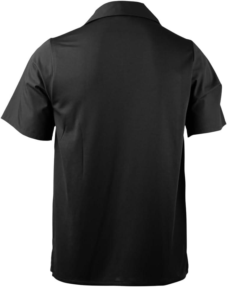 image:imageMercer Culinary M60200WH1X Millennia Unisex Cook Shirt with Wicking Mesh Back XLarge WhiteBlack
