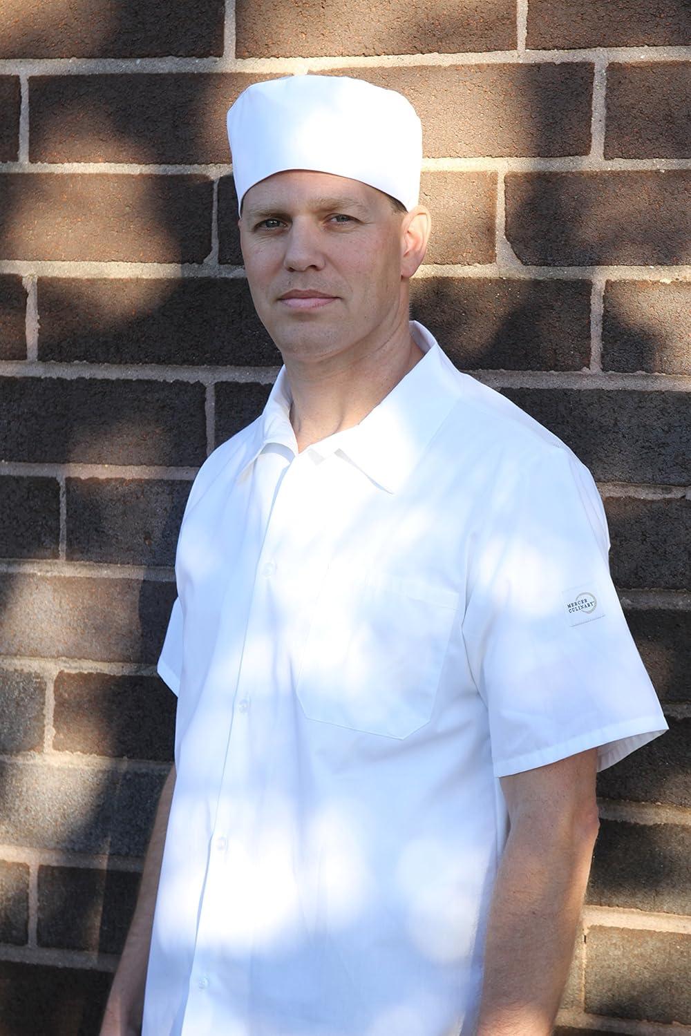 image:imageMercer Culinary M60200WH1X Millennia Unisex Cook Shirt with Wicking Mesh Back XLarge WhiteWhite