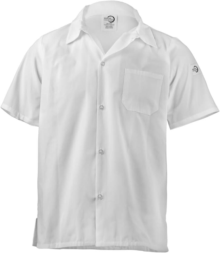 image:imageMercer Culinary M60200WH1X Millennia Unisex Cook Shirt with Wicking Mesh Back XLarge WhiteWhite