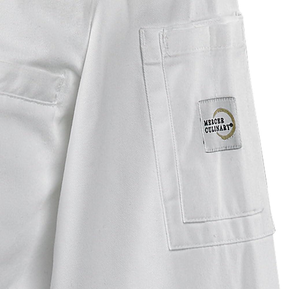 image:imageMercer Culinary M62030WH6X Renaissance Mens Traditional Neck Chef Jacket 6XLarge WhiteWhite