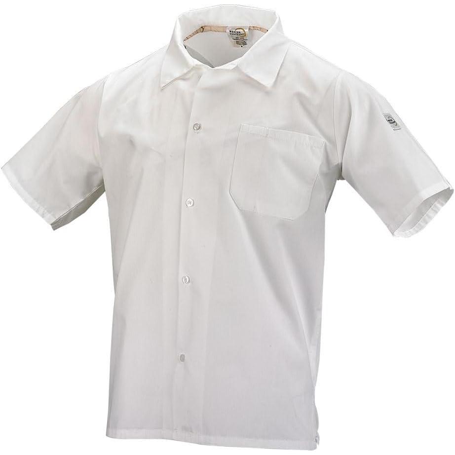 image:imageMercer Culinary M60200WH1X Millennia Unisex Cook Shirt with Wicking Mesh Back XLarge WhiteWhite
