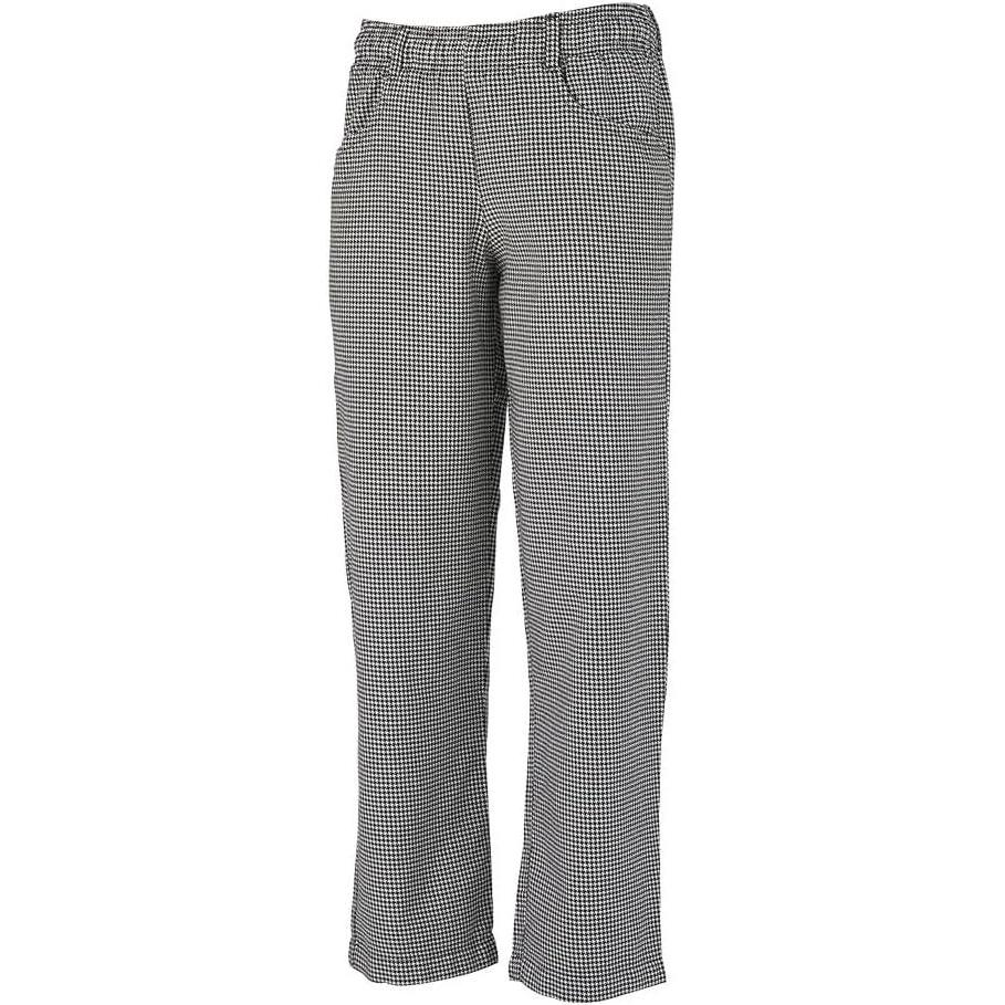 image:imageMercer Culinary M61080BKL Genesis Womens Chef Pants Large BlackBlackWhite