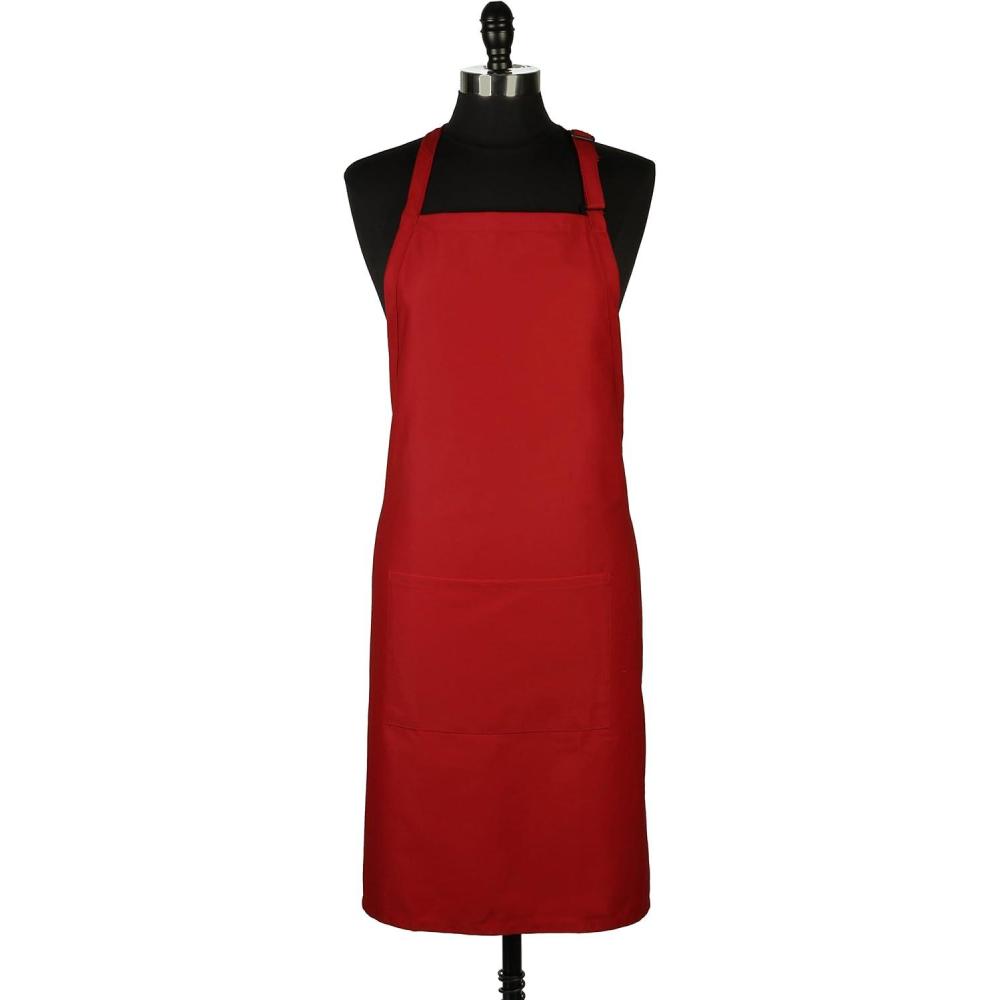 image:imageMercer Culinary M61110BCS Genesis Bib Apron with PocketRed
