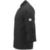 Mercer Culinary M60012WHXS Millennia Men’s Cook Jacket with Cloth Knot Buttons, X-Small, White(Black)