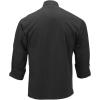 Mercer Culinary M60012WHXS Millennia Men’s Cook Jacket with Cloth Knot Buttons, X-Small, White(Black)