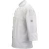 Mercer Culinary M60012WHXS Millennia Men’s Cook Jacket with Cloth Knot Buttons, X-Small, White(White)