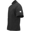 Mercer Culinary M60013WH1X Millennia Men’s Short Sleeve Cook Jacket with Traditional Buttons, X-Large, White(Black)