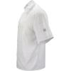 Mercer Culinary M60013WH1X Millennia Men’s Short Sleeve Cook Jacket with Traditional Buttons, X-Large, White(White)