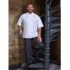 Mercer Culinary M60013WH1X Millennia Men’s Short Sleeve Cook Jacket with Traditional Buttons, X-Large, White(White)