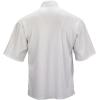 Mercer Culinary M60019WHL Millennia Air Short Sleeve Unisex White Cook Jacket with Full Mesh Back, Large, 0.75 Height, 11.8 Width, 15.8 Length(White)